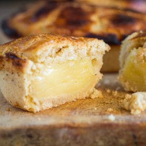 The delicious traditional Pasticciotto pastry from Lecce, Puglia, Italy